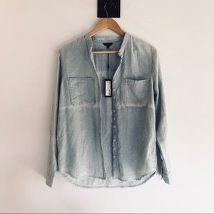 Joe’s Double Woven Stripe Button Down